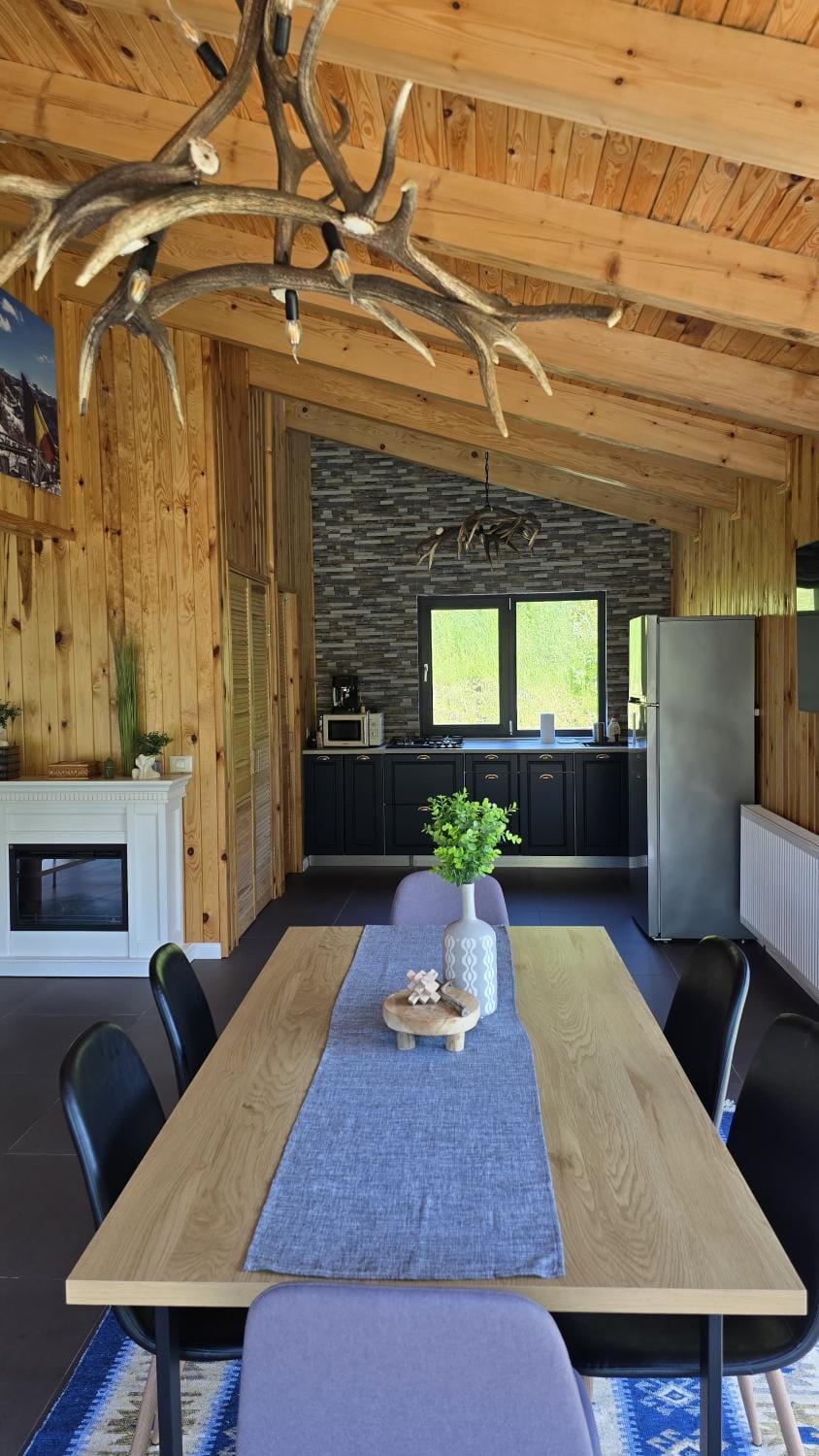 Kitchen or kitchenette, Dining area
