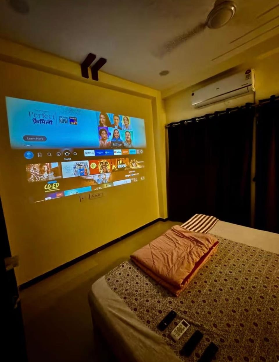 1bhk with projector premium Apartment in Hyderabad