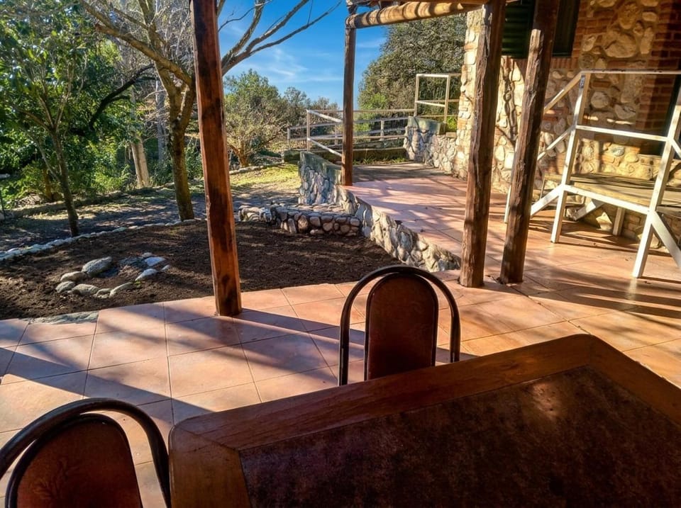 Patio, Spring, Day, Garden, View (from property/room), Balcony/Terrace, Dining area, Garden view
