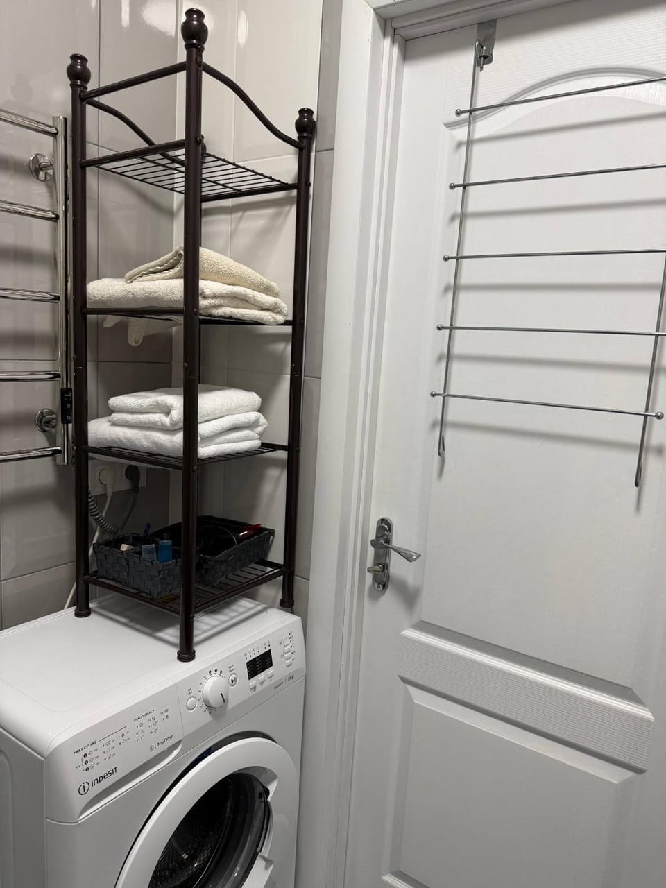 towels, washing machine, dryer