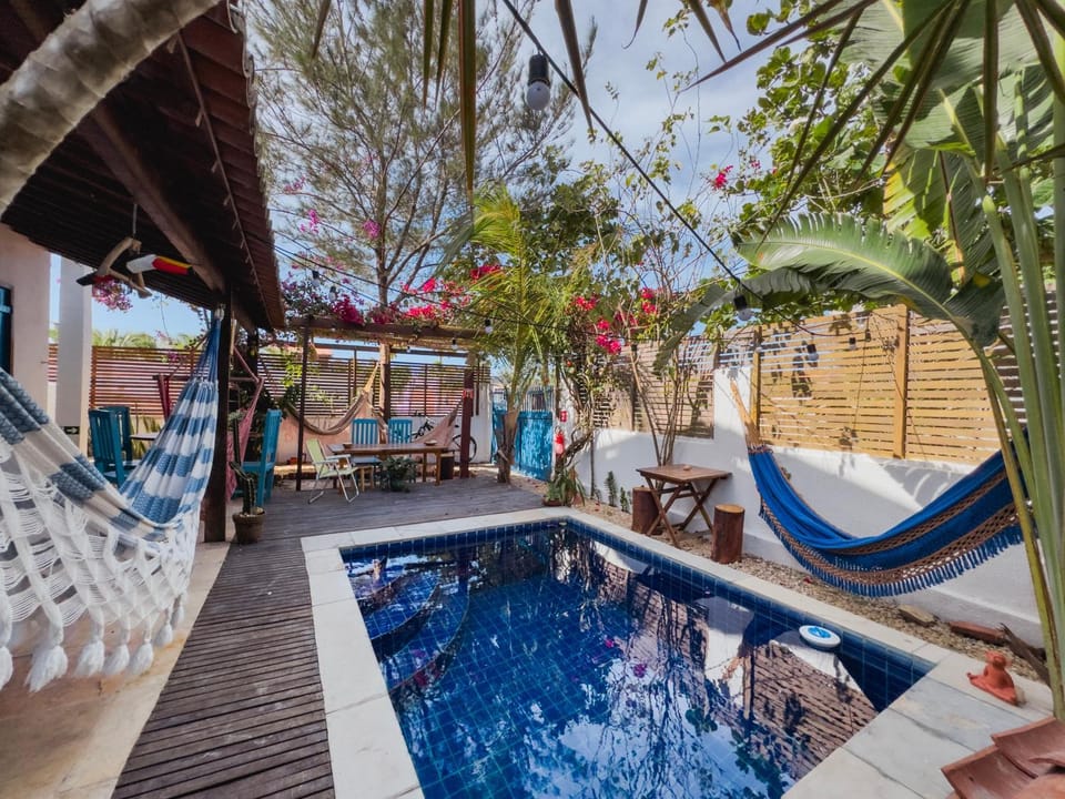Patio, Day, Natural landscape, Pool view, Swimming pool
