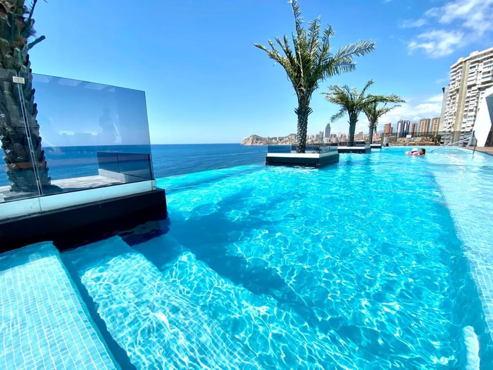 Pool view, Sea view, Swimming pool