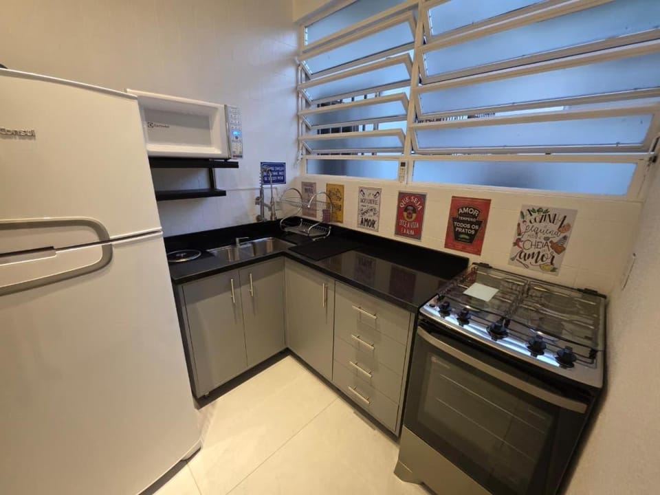 Kitchen or kitchenette, oven, stove