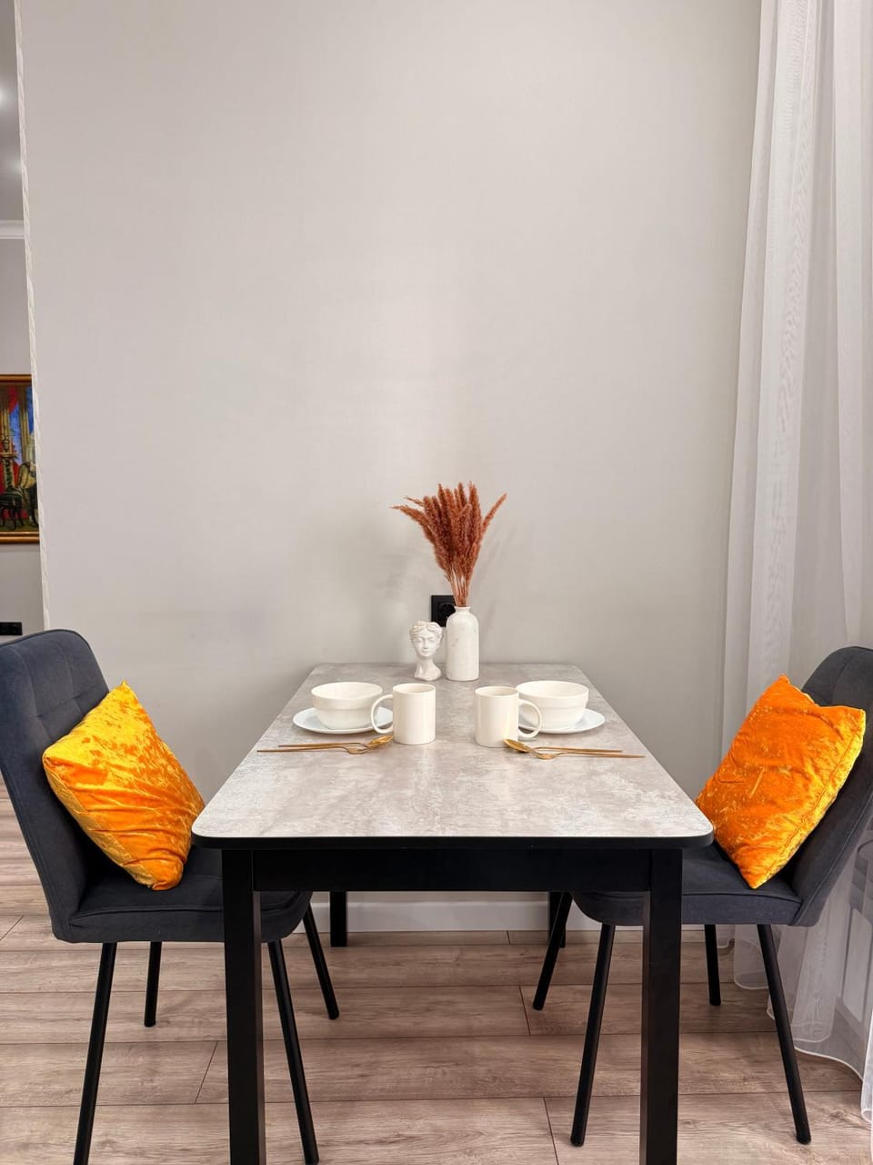 Living room, Seating area, Dining area