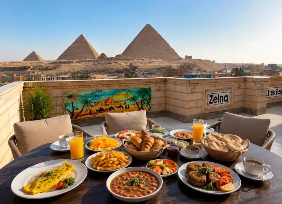 Natural landscape, Food and drinks, Landmark view, Breakfast