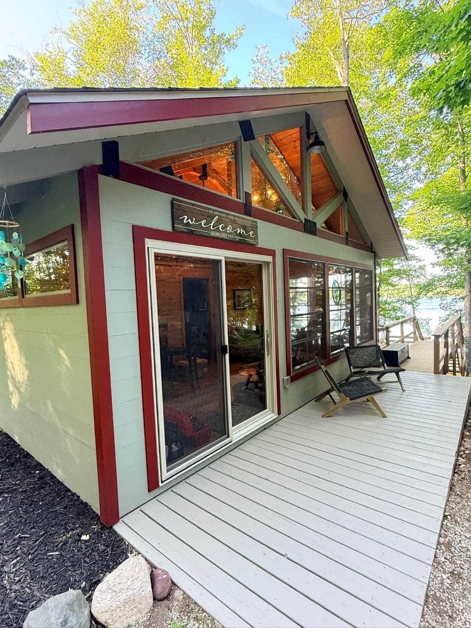 Lakefront Cabin on Hayward's Spider Lake Chain Cabin in Spider Lake