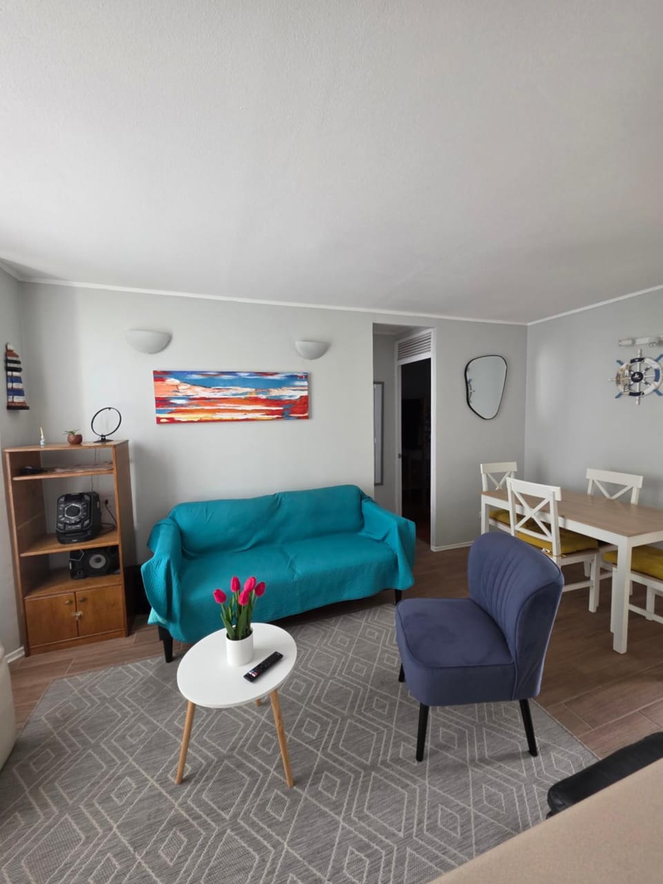 TV and multimedia, Living room, Photo of the whole room, Dining area
