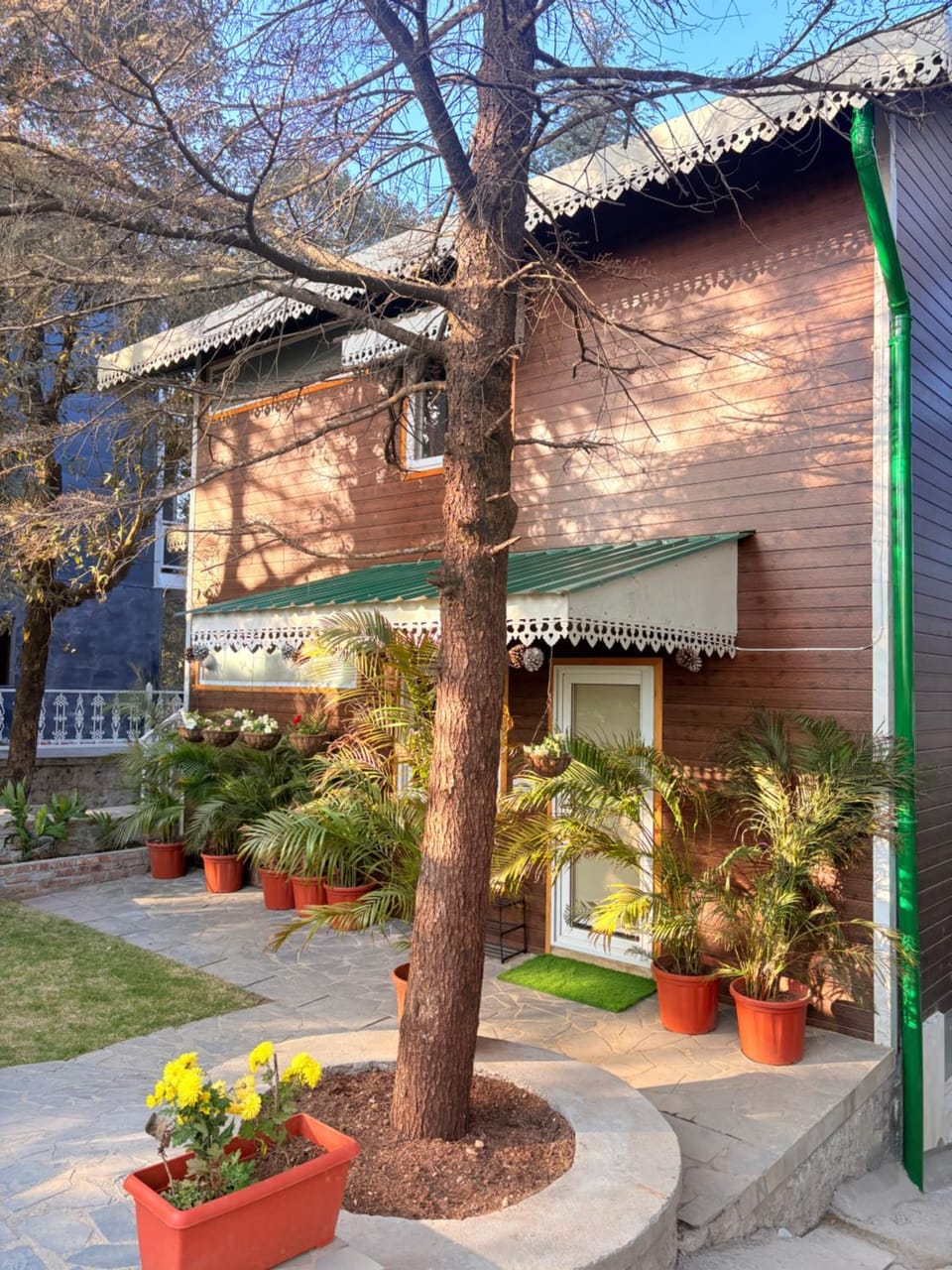 Property building, Garden, Garden view