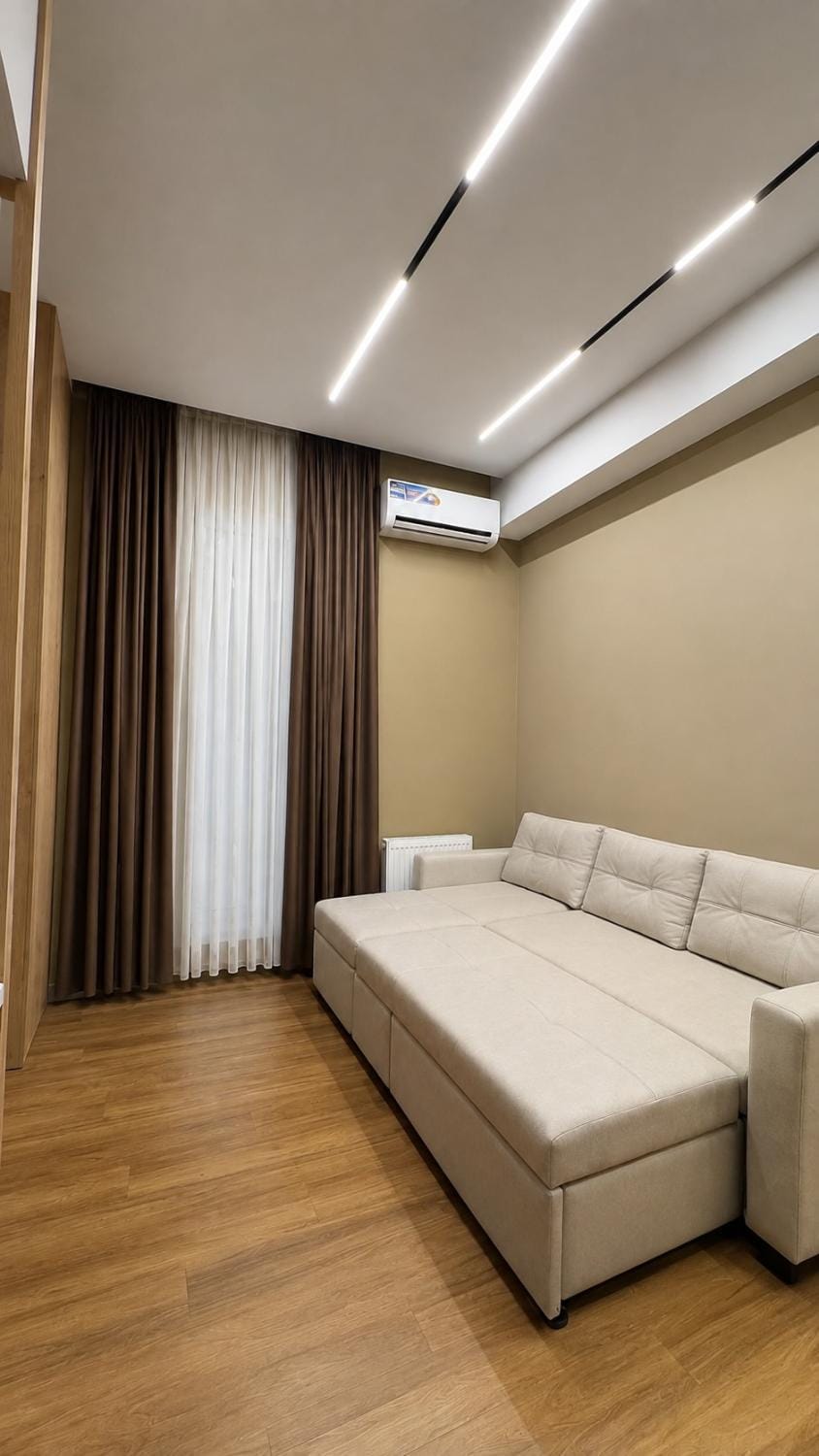 Living room, Seating area, air conditioner