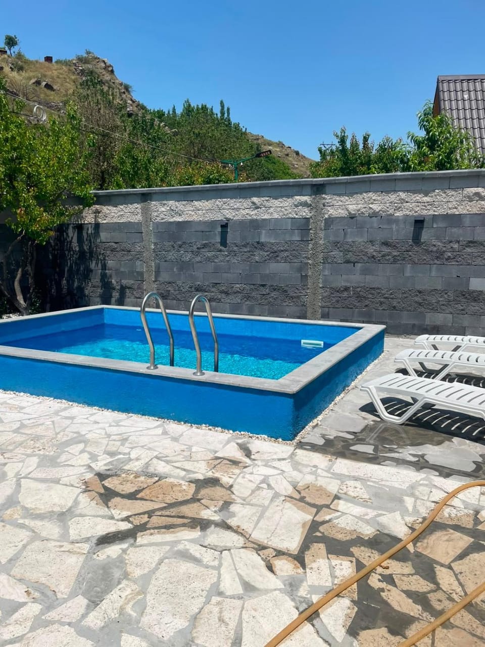 Pool view, Swimming pool, Swimming pool, sunbed