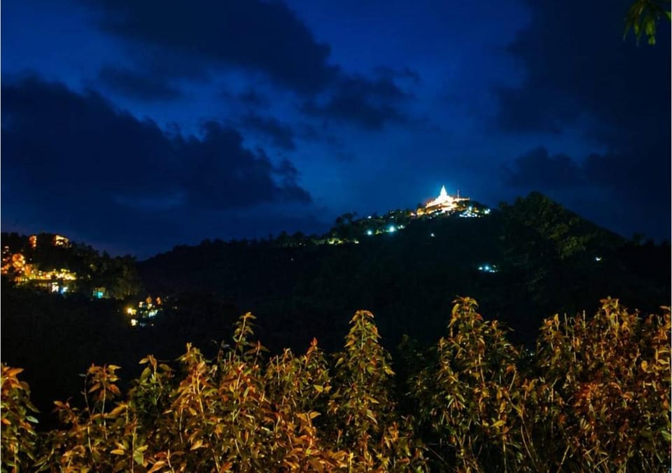 Night, Natural landscape, Mountain view