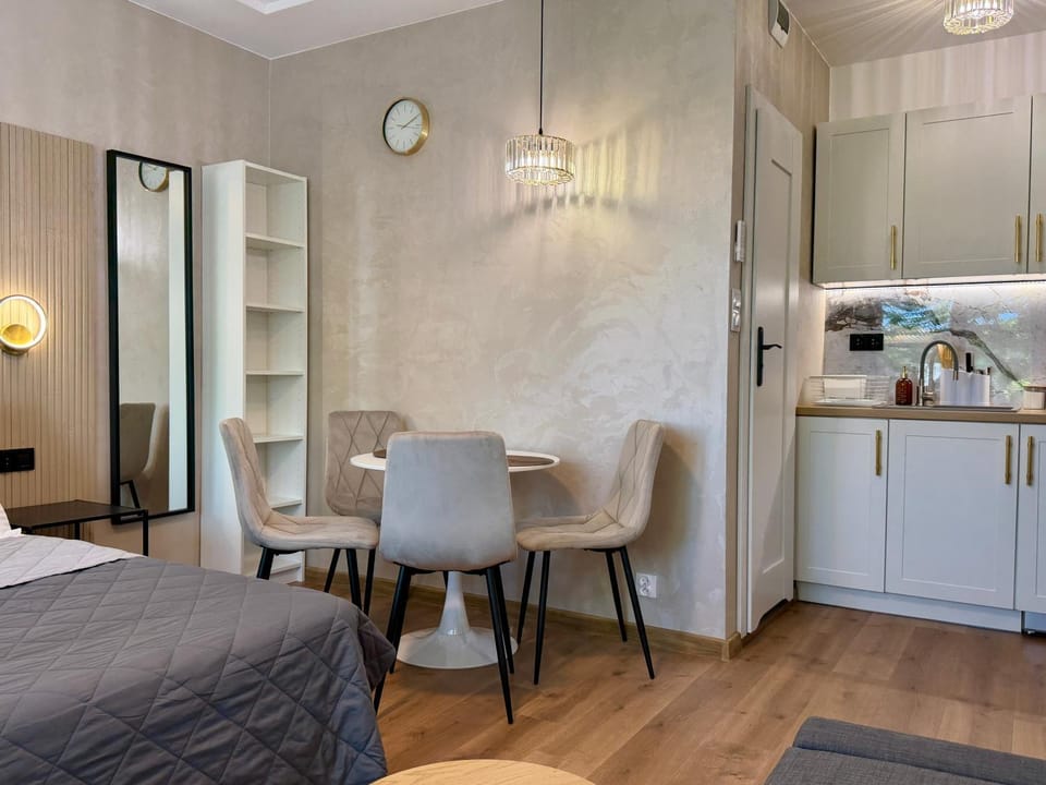 Bed, Kitchen or kitchenette, Living room, Photo of the whole room, Seating area, Dining area, Bedroom, oven
