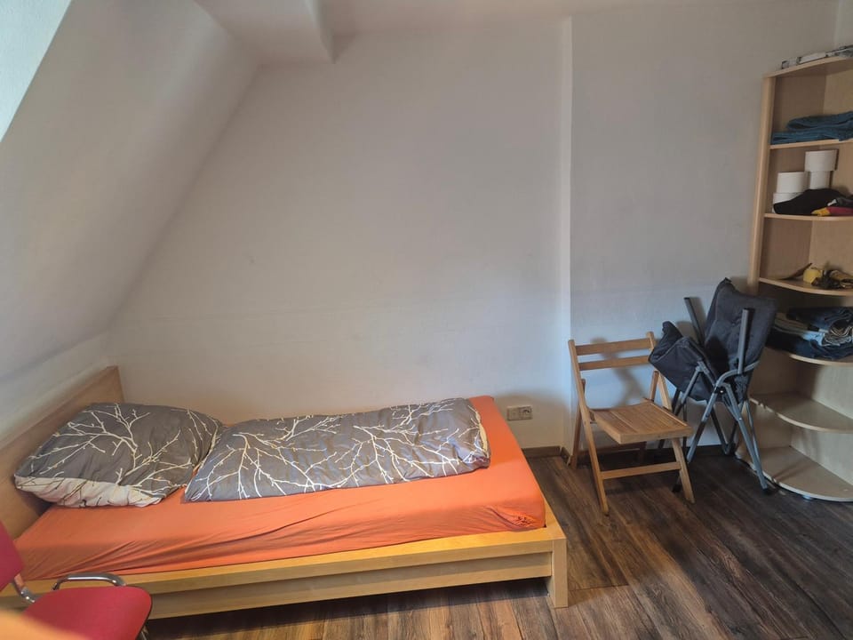 Property building, Living room, Bedroom