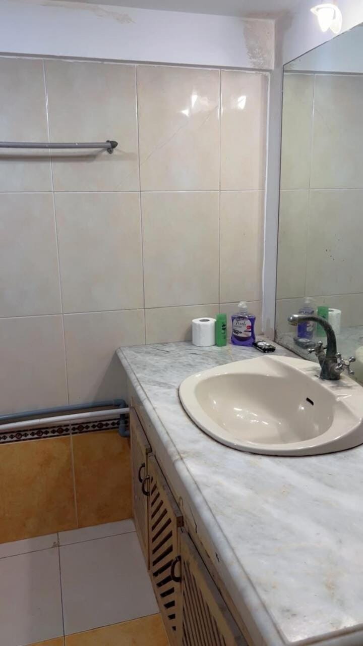 Spacious AC Bedroom with Wardrobe and Bathtub Apartment in Karachi