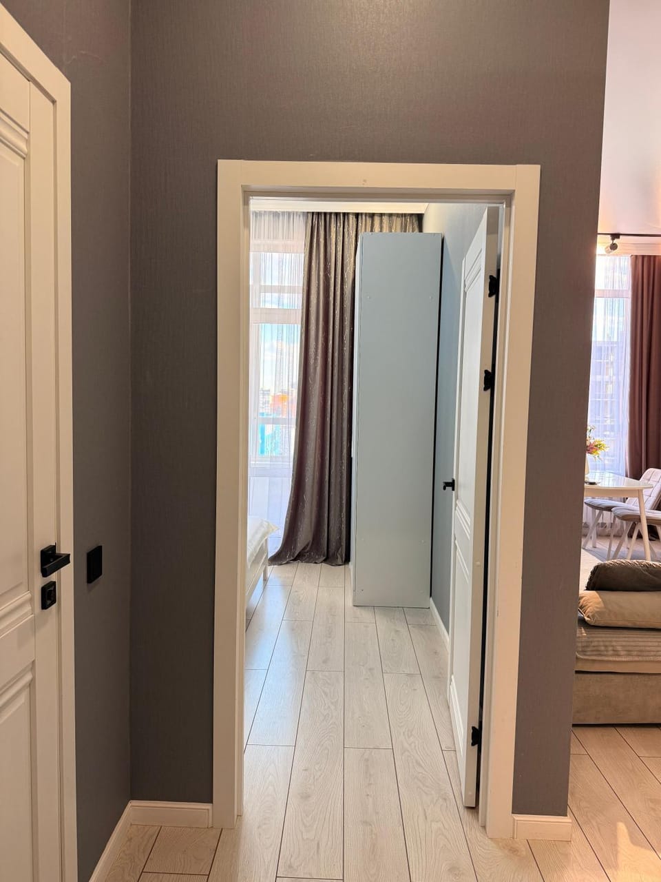 Bed, Photo of the whole room, Bedroom, wardrobe