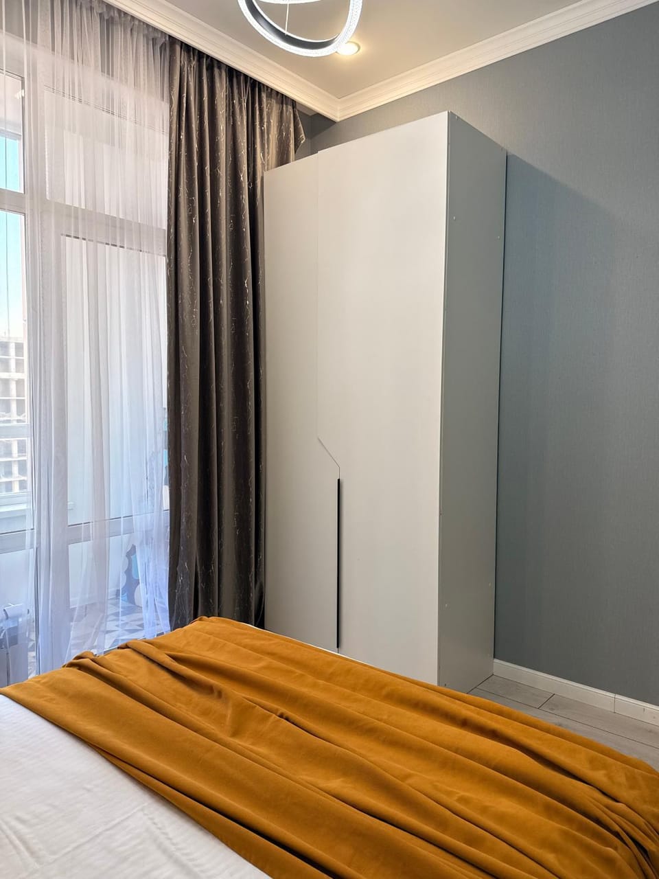 Bed, Photo of the whole room, Bedroom, wardrobe