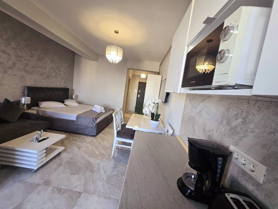 Stunning Luxury Studio Stefan Resort Promenada prima linie la mare Apartment in Constanța County