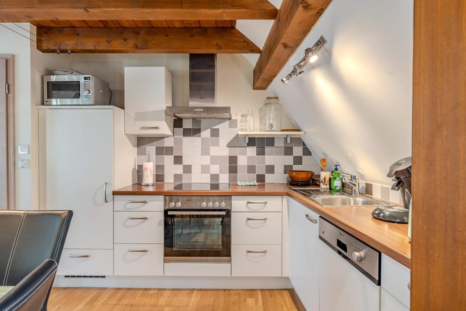 Kitchen or kitchenette, dishwasher
