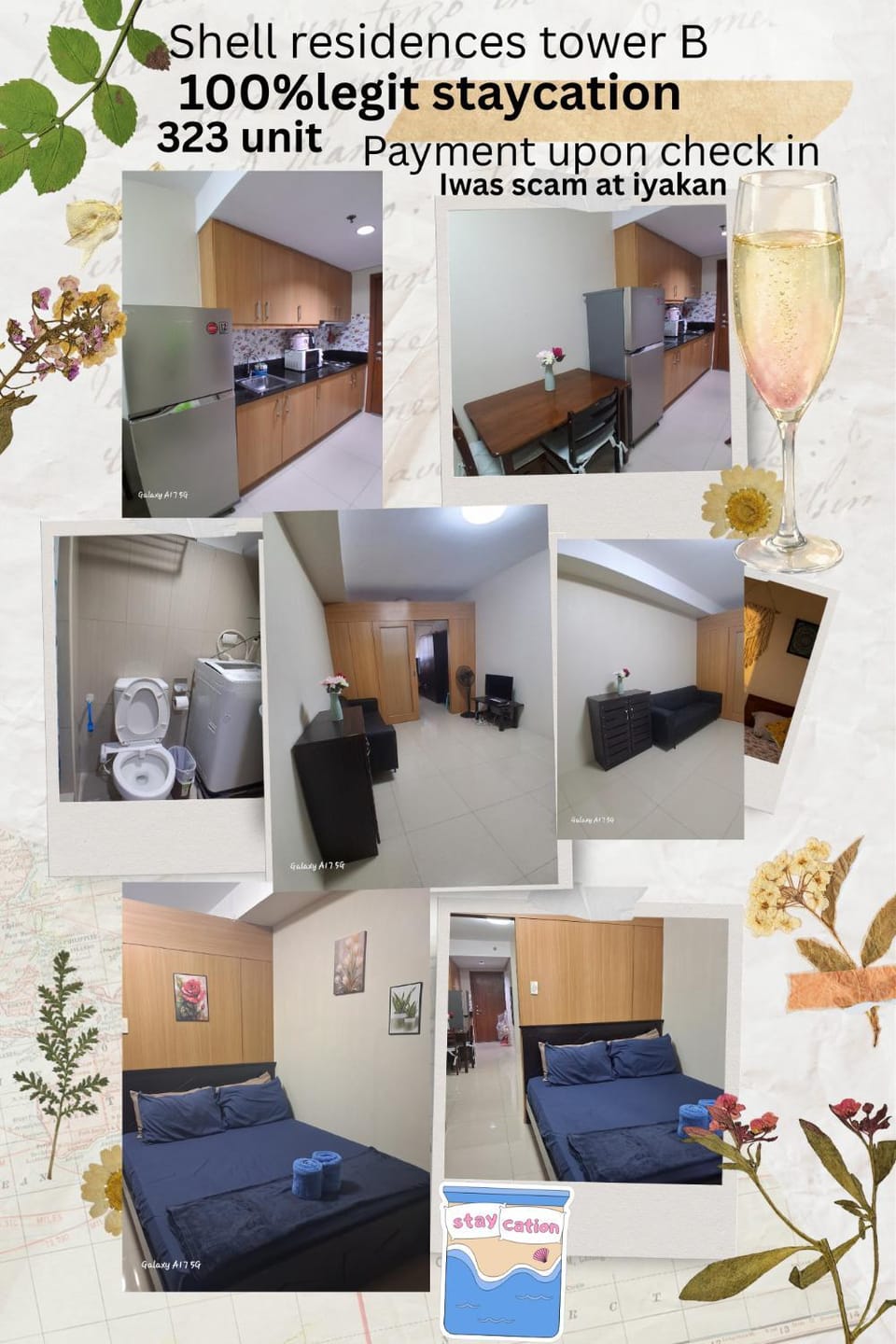Shell residences staycation Bed and Breakfast in Pasay