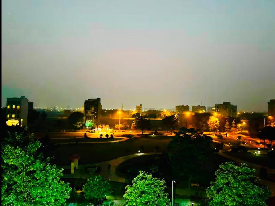 Night, Natural landscape, City view