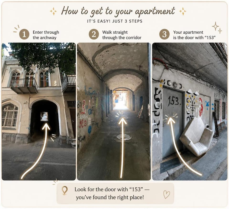 Artists Hideaway in the Heart of Old Tbilisi Apartment in Tbilisi, Georgia
