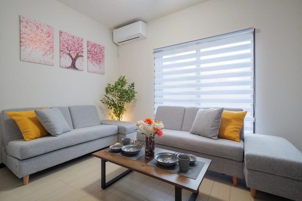 Living room, air conditioner