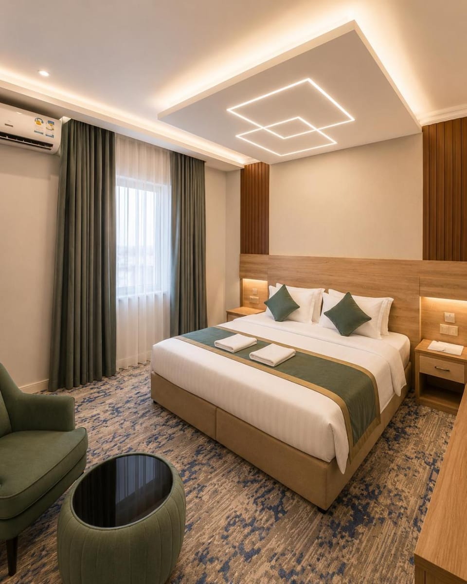Bed, Living room, Bedroom, air conditioner