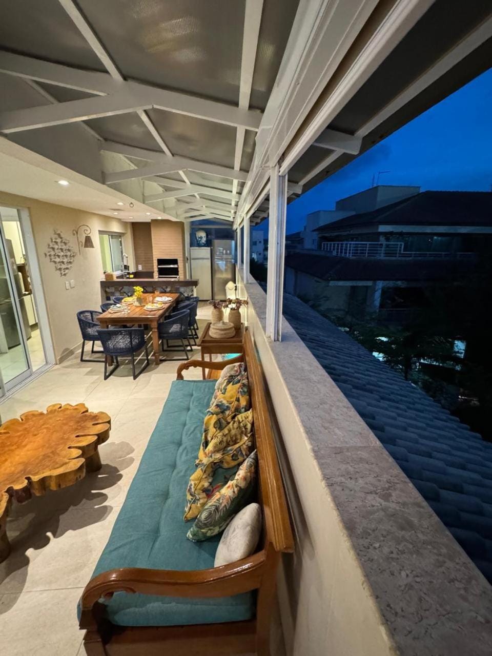 Patio, View (from property/room), Seating area, Dining area, Evening entertainment