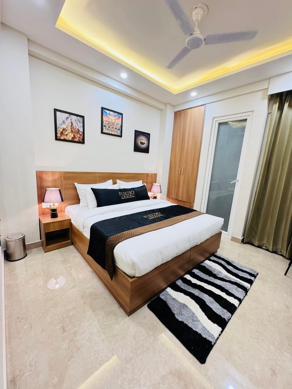 Bed, Photo of the whole room, Bedroom, wardrobe