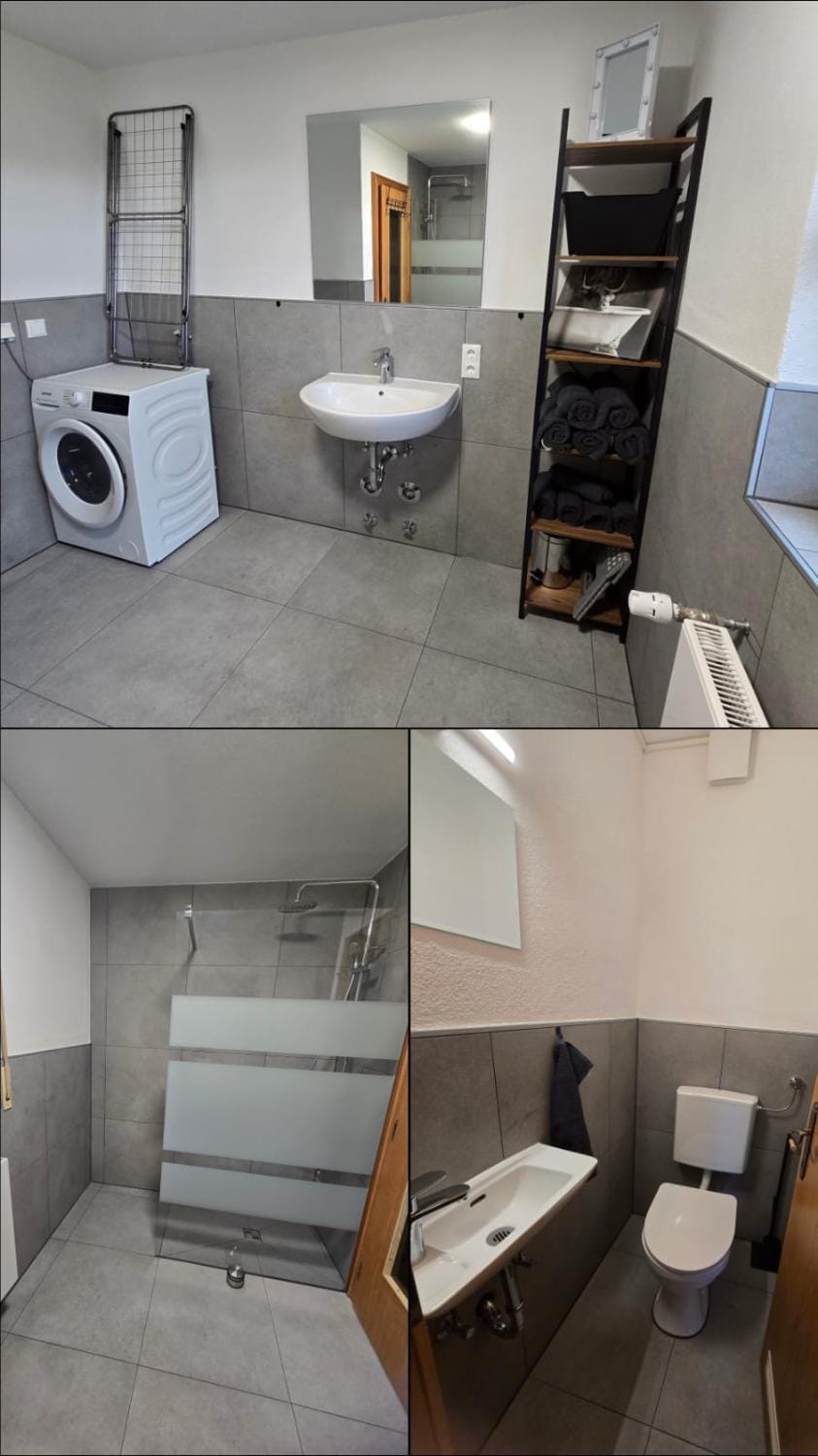 Shower, Toilet, Bathroom, Decorative detail, washing machine, washing machine, dryer
