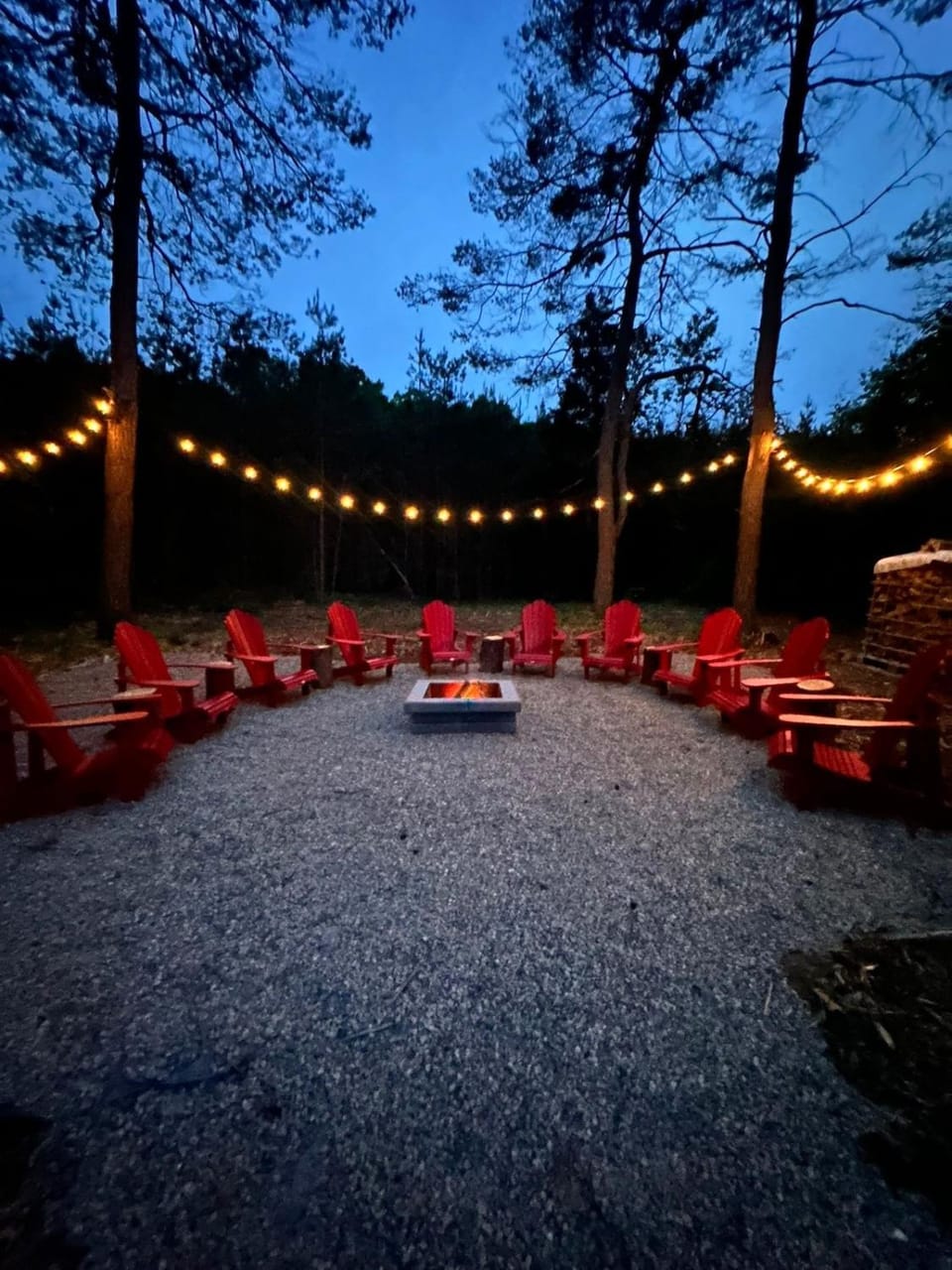 Night, Natural landscape, Garden view