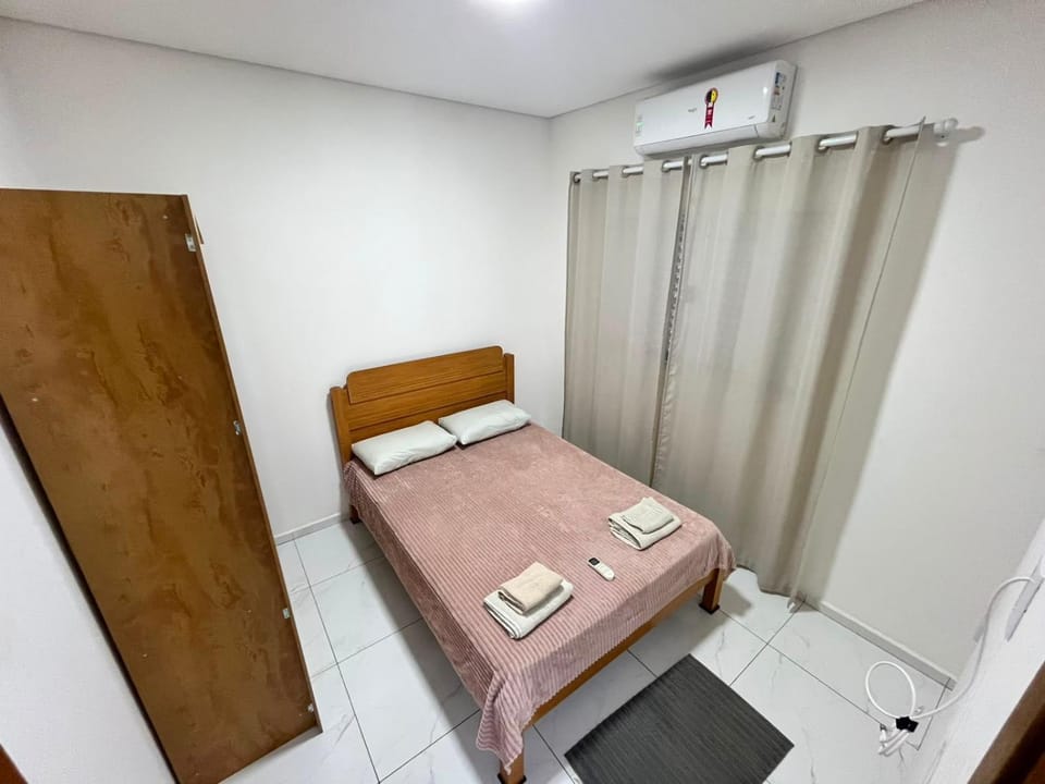 Bed, Photo of the whole room, Bedroom, towels, wardrobe