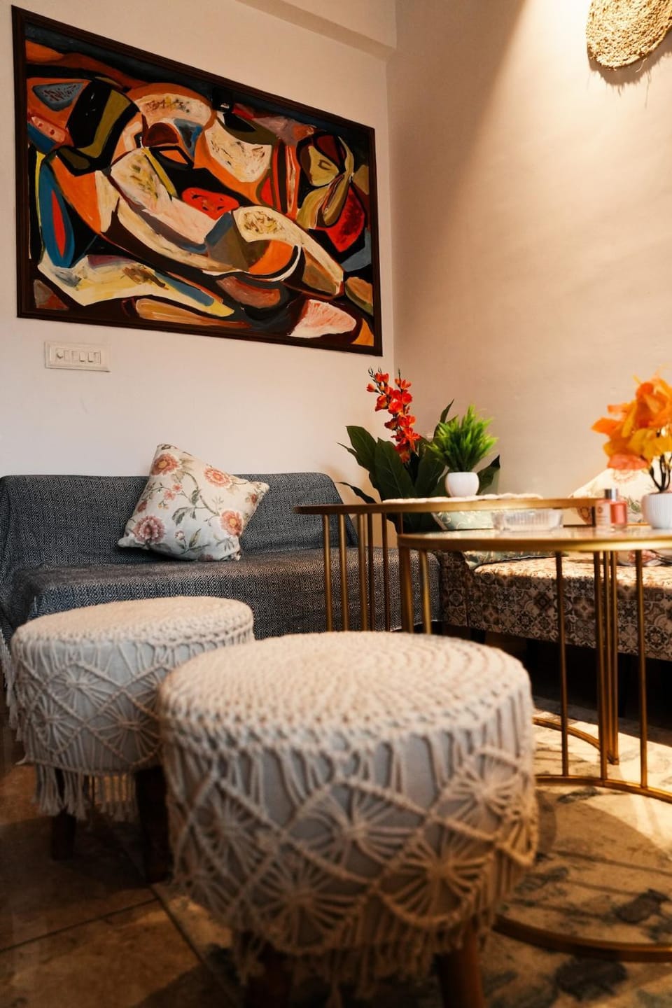 Hearthly Homes A Cozy Corner in Gaur City Apartment in Noida