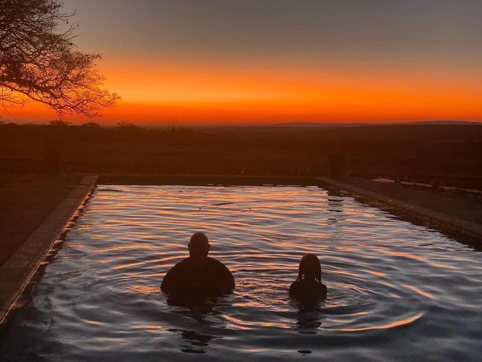 Natural landscape, Pool view, Swimming pool, Swimming pool, Sunset