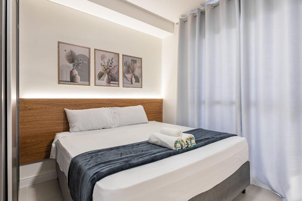 Encato de Studio no Brooklin próximo à Berrini Apartment in Sao Paulo City
