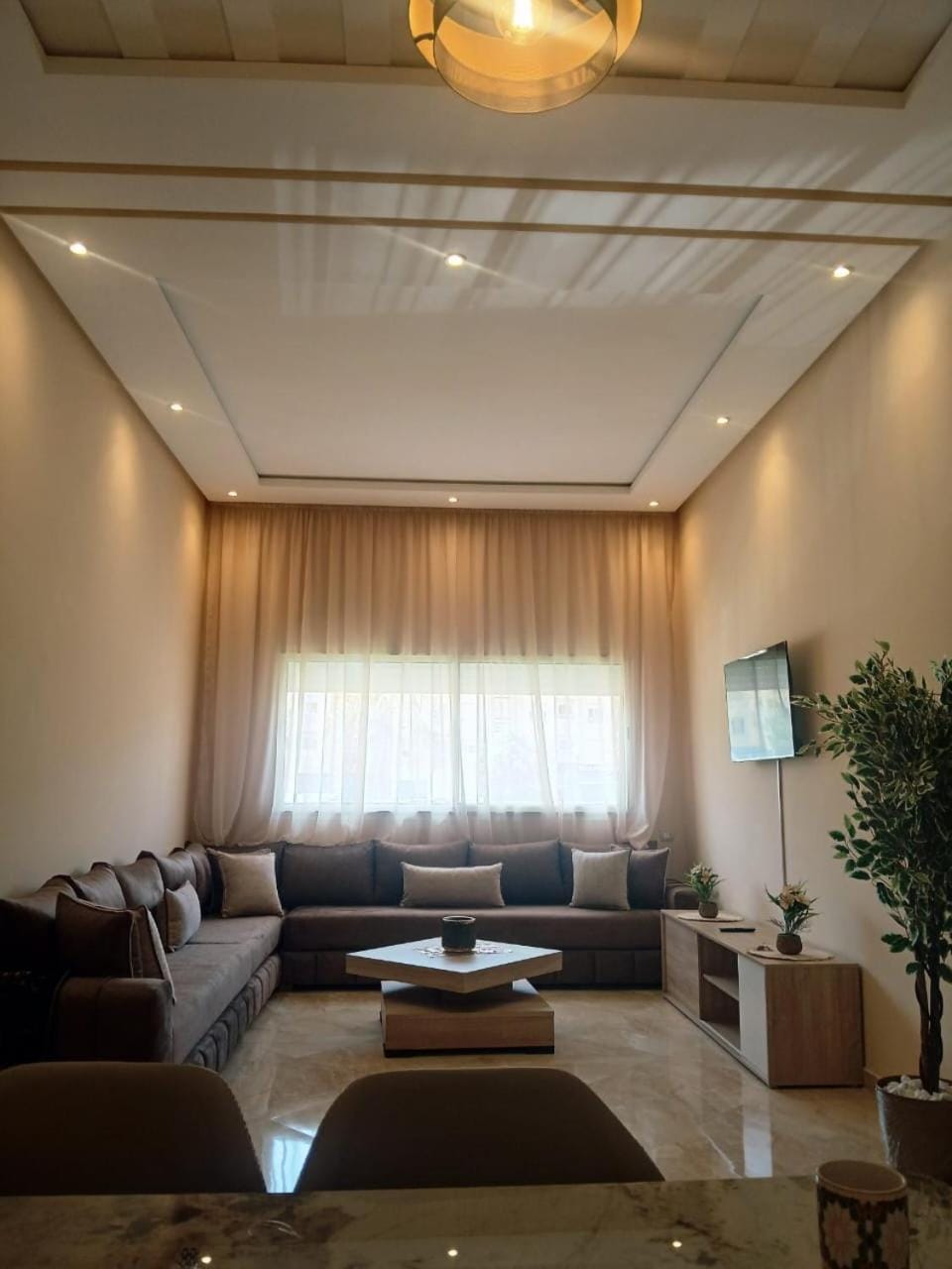 Appartement Neuf et Meublé à seulement 7 min de la Plage bouznika Apartment in Bouznika