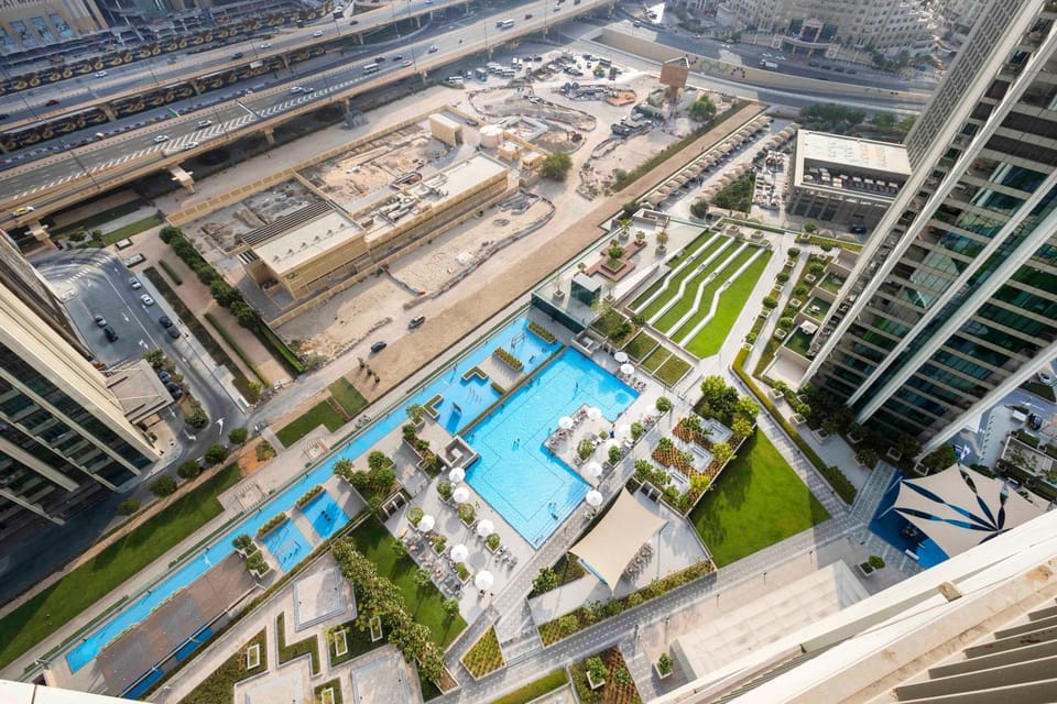 Bird's eye view, Garden, City view, Pool view, Swimming pool