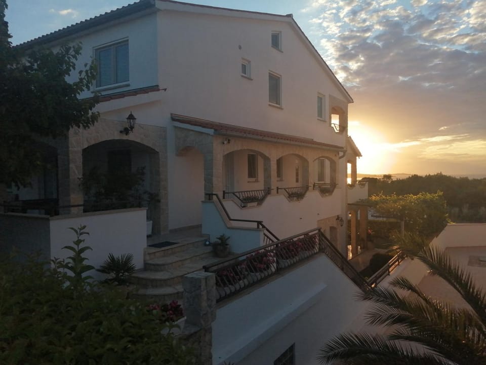 Property building, Sunset