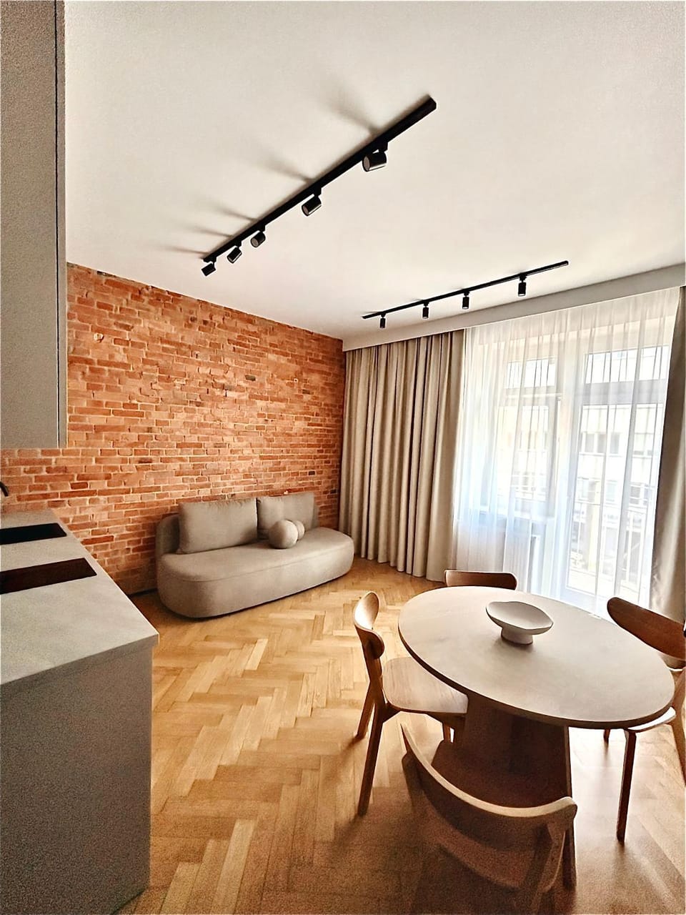 Living room, Seating area, Dining area