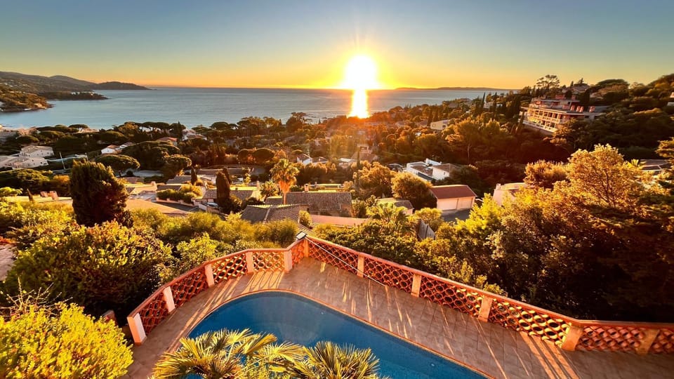 Pool view, Sea view, Swimming pool, Sunrise, Sunset