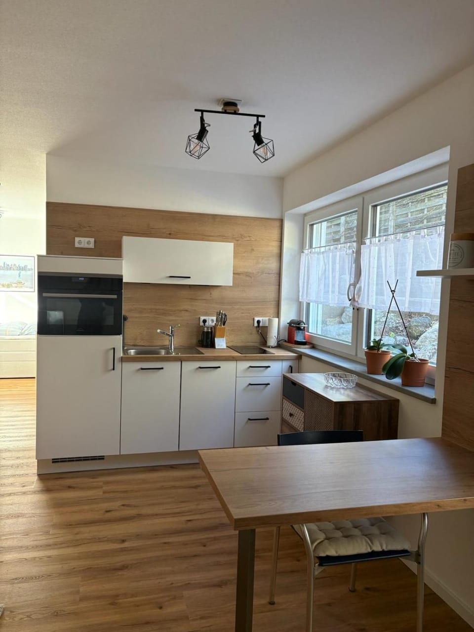Kitchen or kitchenette, Dining area, dishwasher, oven, stove