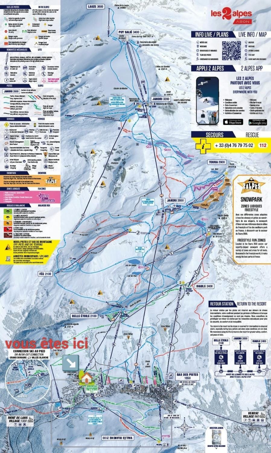 Studio à 35 m des pistes en bas du secteur 1800 Apartment in Les Deux Alpes