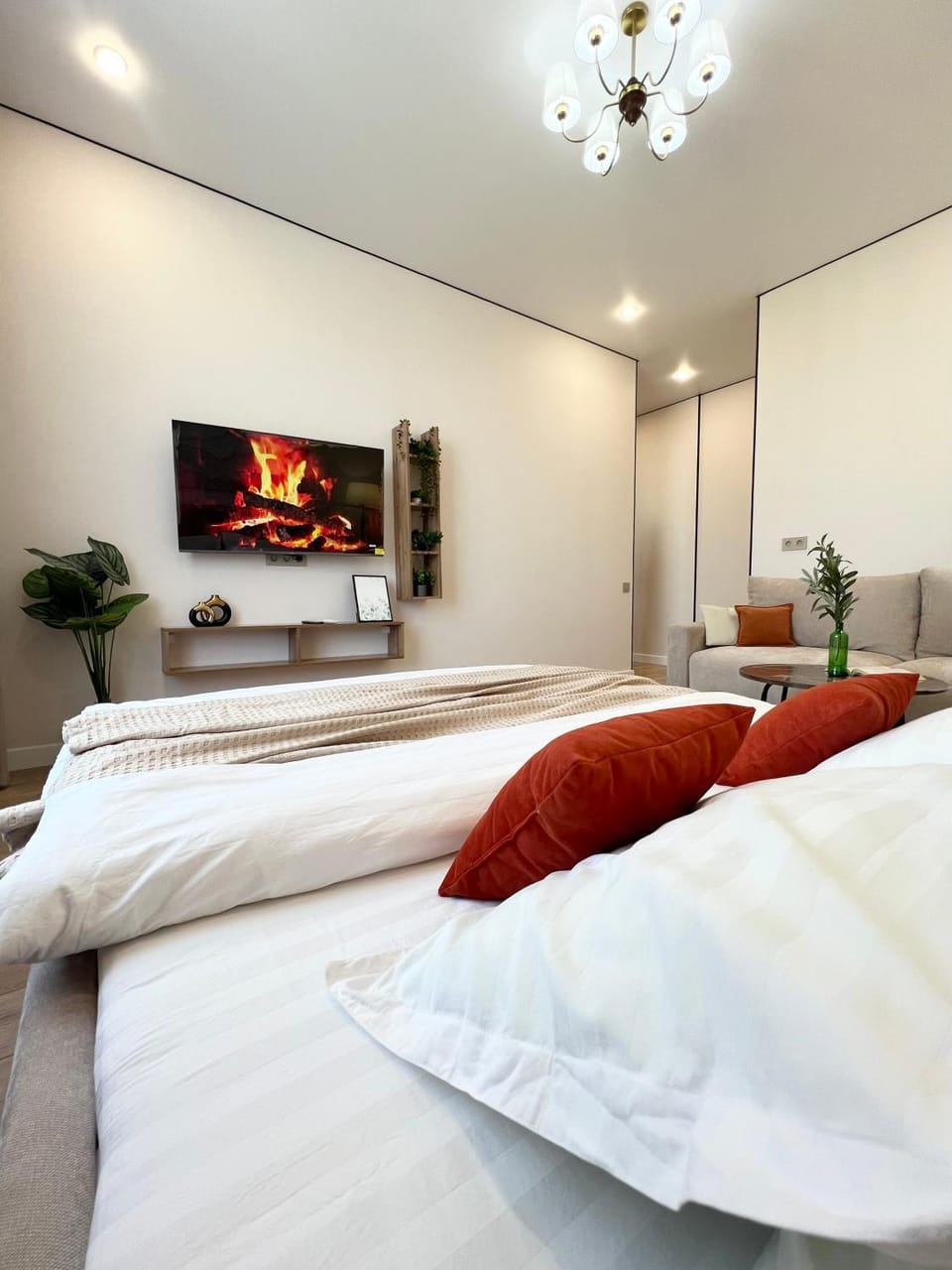 Bed, TV and multimedia