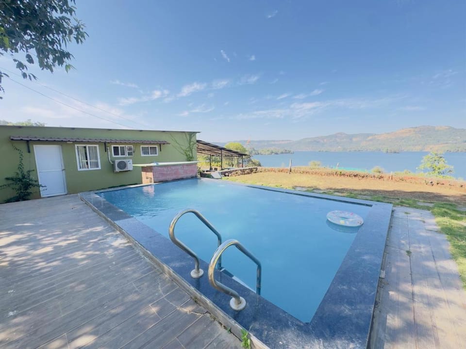 Lake Therapy Kuteer 3BHK with Pool Pawna Lake Villa in Maharashtra