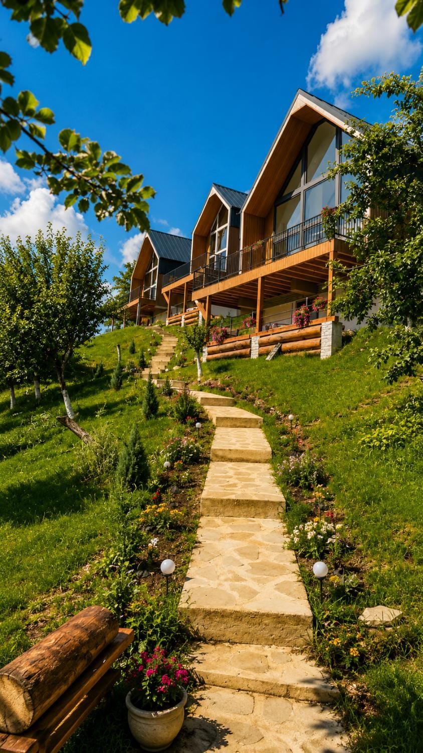 Property building, Day, Natural landscape, Garden, Garden view