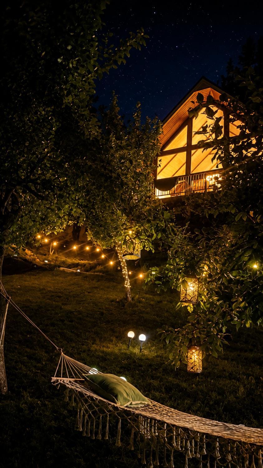 Night, Garden view