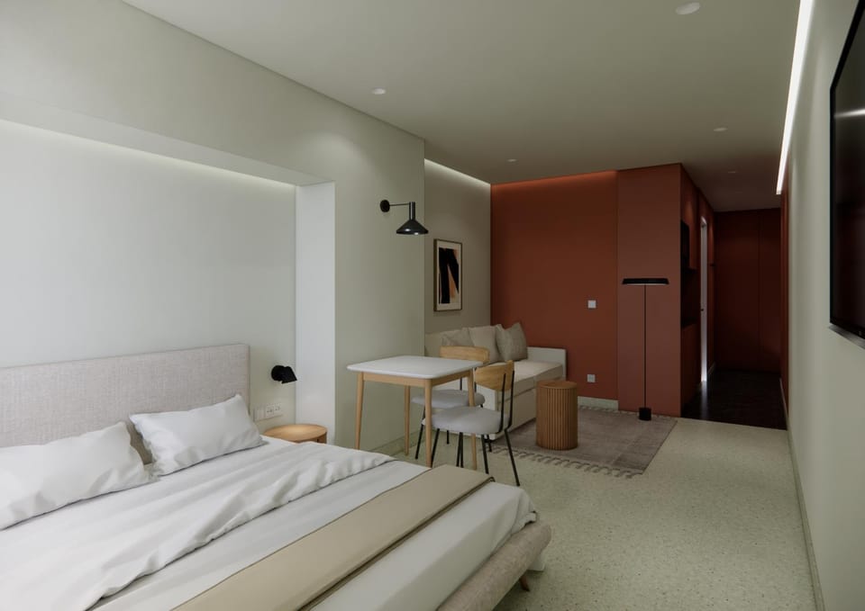 Living room, Bedroom