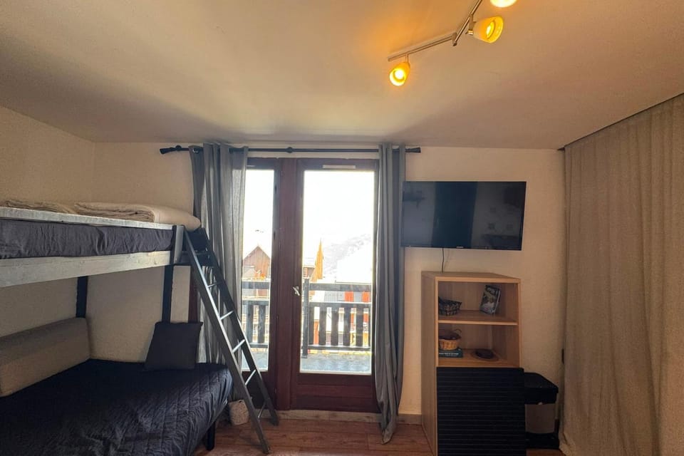 Studio 16m - Balcon - Wifi - Risoul Le Villaret Apartment in Provence-Alpes-Côte d'Azur