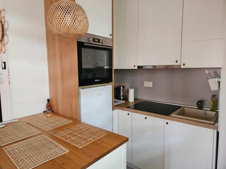 Kitchen or kitchenette, Dining area, oven