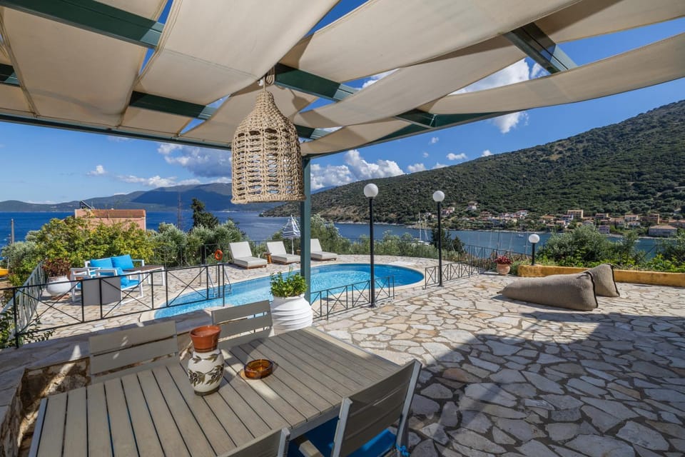Natural landscape, Dining area, Mountain view, Pool view, sunbed
